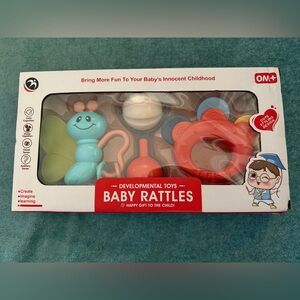 NIB Developmental Toys Baby Rattle Set (3)